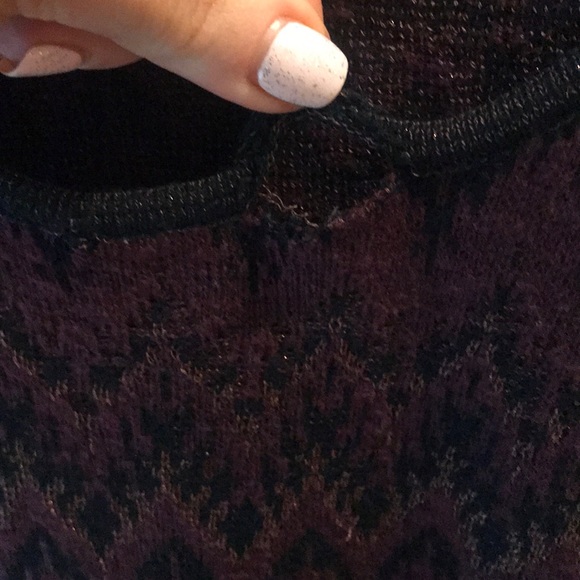 FREE PEOPLE - Mini Knit Zig Zag Sweater Bodycon Dress - Picture 8 of 10